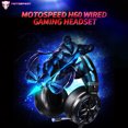 thumbnail image 4 of Auriculares para Gaming Motospeed H60 con Sonido 7.1, Ideal para Juegos como PUBG, PC, USB, Diámetro de Altavoz de 50mm, Respuesta de Frecuencia 20Hz-20kHz, Peso 330g, 4 of 6