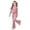 C181/Pink, variant on Girls Clothing Set Casual Fashion Outfit Bow Short Sleeve Top And Long Pants Comfy 2 Piece Playwear 9-10 Years