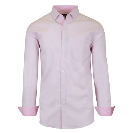 GBH Men s Long Sleeve Slim Fit Cotton Stretch Pinstripe GBH Men s Long Sleeve Slim Fit Cotton Stretch Pinstripe