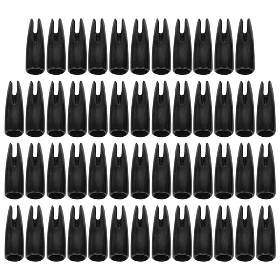 50PCS Arrow Tail Protective Covers Plastic Nock for Archery Accessories
