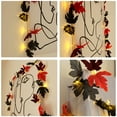 thumbnail image 3 of Maple Leaf String Light 3AA Battery Operated Artificial Maple Leaves Fairy Light Waterproof Autumn LED Fall Light Décor 3/6m for Home Thanksgiving Indoor Outdoor, 3 of 6