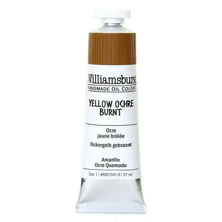 UPC: 0877463001260 | Williamsburg Handmade Oils – Williamsburg Handmade Oil Color – 37ml Tube – Yellow Ochre Burnt