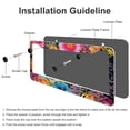 thumbnail image 4 of License Plate Frame Colorful Flowers Standard Car Tag Cover Holder 2 Pieces Colorful Plants Flowers Quality Aluminum Metal License Plate Cover for US Standard Vehicles for Women Men, 4 of 6