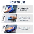 thumbnail image 5 of Quick Effect Car Coating Spray 120ml, Cleaner Polish & Sealant for Auto Paint Glass, Waterless Wash Wax Includes Polishing Cloth, 5 of 11