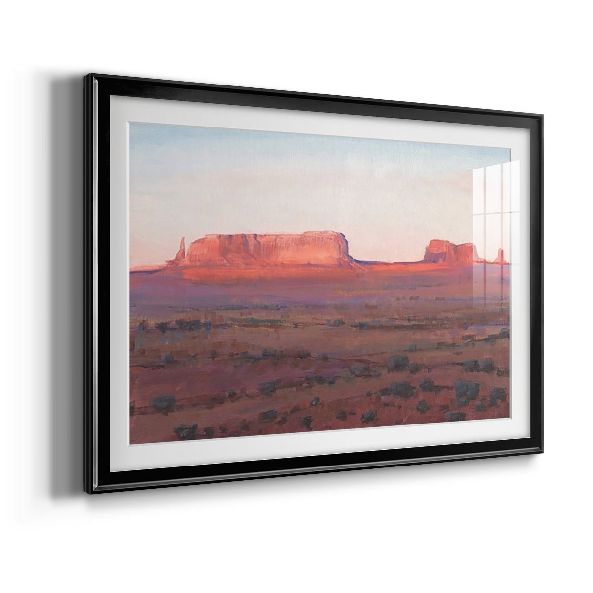 Red Rocks at Dusk I Premium Framed Print - Ready to Hang