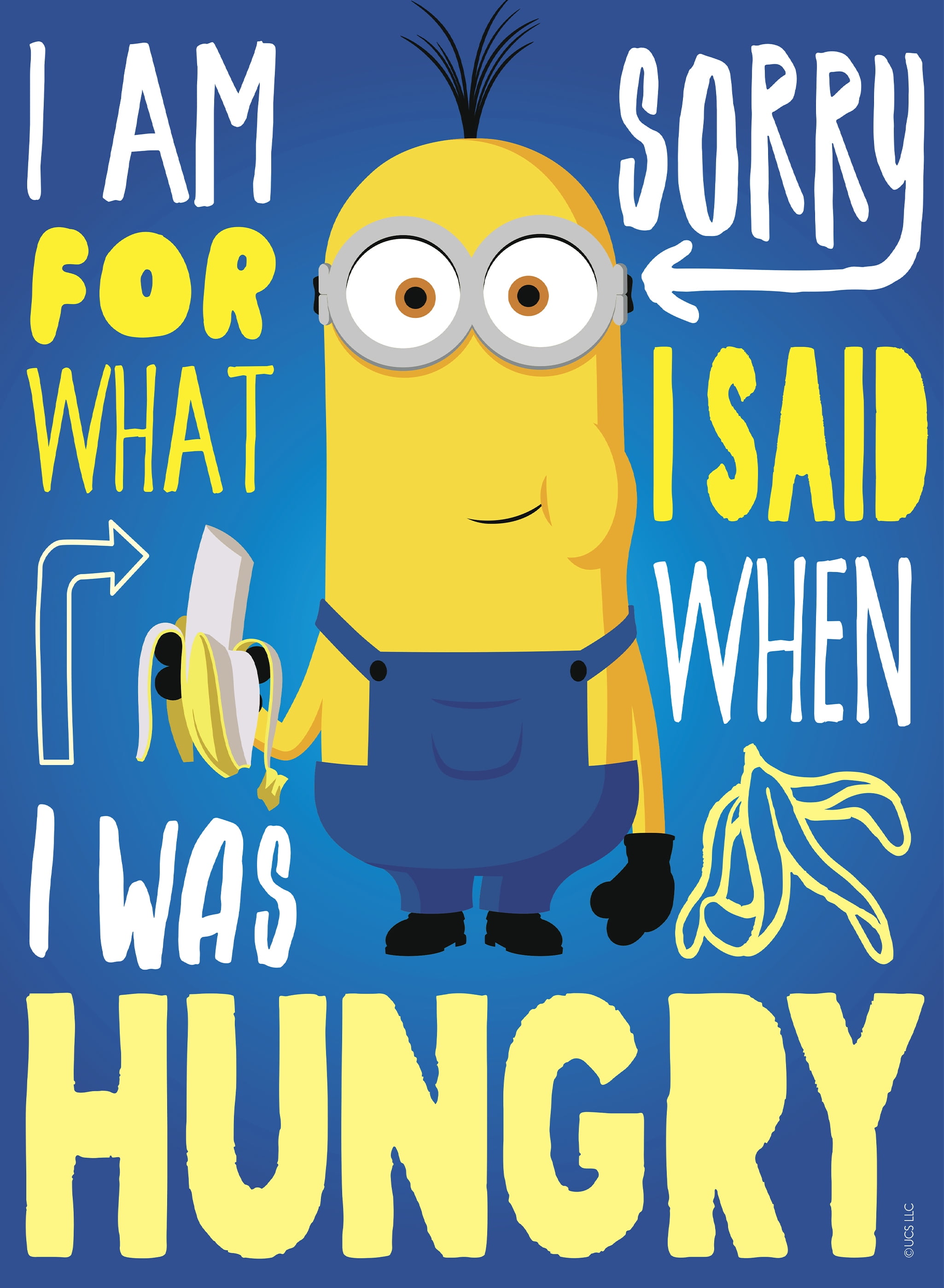 Ceaco Minions I Was Hungry Glow 100-Piece Interlocking Jigsaw Puzzle for Children Ages 6+