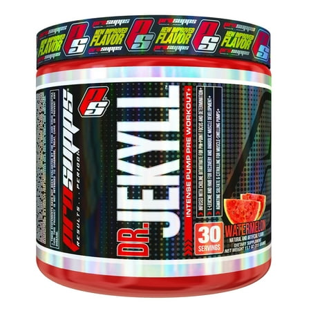Pro Supps Dr. Jekyll Intense Pump Pre Workout Powder, Watermelon, 30 Servings