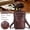 Brown-Class, variant on Men's Genuine Leather Fashion Phone Pouch Hand Bag Shoulder Crossbody Waist Belt Pack Fanny Travel Hip Hanging Purse (Black)