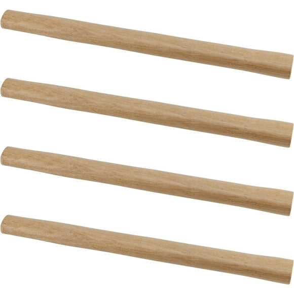 shiyou-4 Pack 34cm Ball Peen Wood Hammer Handle, 13 Inch Wood Sledge Hammer Handle Replacement, Wooden Hammer Handles for 32oz Ball Peen Hammer