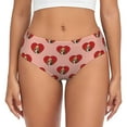 thumbnail image 1 of Fotbe Basset hound dog with paw Calzones Estampados para Mujer – Ropa Interior de Algodón, Cómoda, Suave y Elástica-Large, 1 of 6