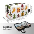 thumbnail image 4 of XMXT Large Capacity Makeup Pouch Bag, Colorful Christmas Elves Make Up Storage Bag Cosmetic Travel Toiletry Bags for Women Men, One Size, 4 of 9