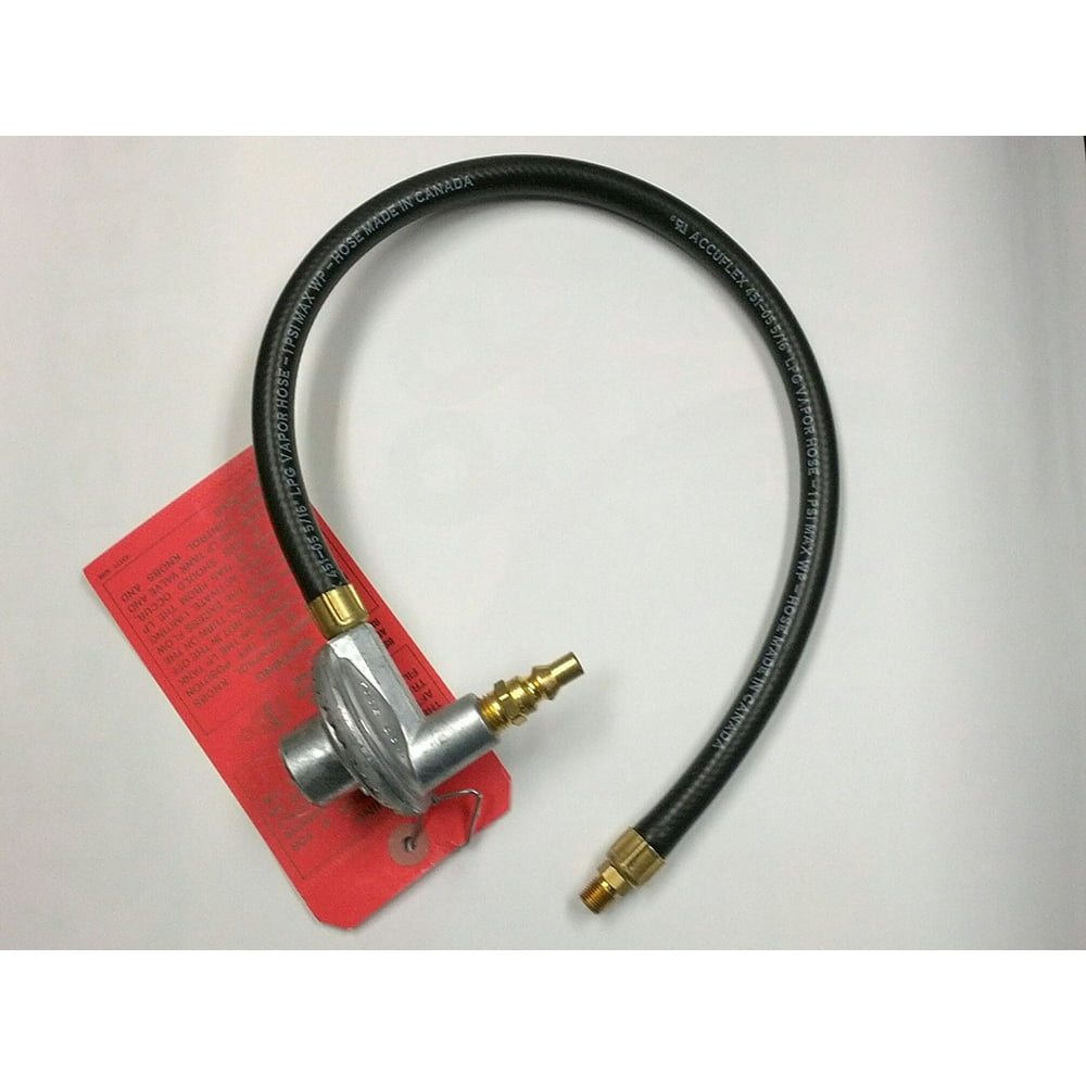 weber quick disconnect lp propane gas grill regulator & 21" hose 7504