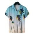 thumbnail image 4 of Camisas de playa hawaianas de moda de verano para hombre y mujer, camisetas florales, camisetas Harajuku con estampado 3D de solapa, camisa de manga corta, ropa para niño y niña, 4 of 5