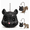 Black#006, variant on Squirrel Head Feeder Funny Animal Face Hanging Feeder, Funny Squirrel Head Feeder And Animal Mask-Style Hanging Seed Holder For Outside Trees, Decks And Garden Wildlife