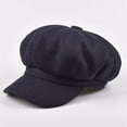 thumbnail image 3 of CoCopeaunts Newsboy Hats for Women Solid Ladies Baker Boy Hat Female Beret Hat Autumn Winter Vintage Octagonal Cap, 3 of 7