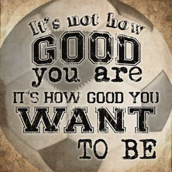Soccer Quote Canvas Art - Katrina Craven ()