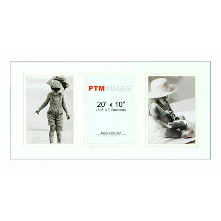 White 3-Opening Collage Frame, Set of 2