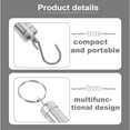 thumbnail image 3 of SHISUYAN 1Set Silver Handheld Scale Easy to Read Spring Scales for Daily Use and Outdoor Activities, 3 of 8