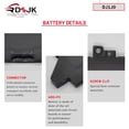 thumbnail image 3 of New DJ1J0 Laptop Battery for Dell Latitude 12 7280 7290 E7280 E7290 13 7380 7390 E7380 E7390 14 7480 7490 E7480 E7490 Series P28S P28S001 451-BBZL C27RW PGFX4 ONFOH DJ1JO K8X0T 11.4V 42Wh 3-Cell, 3 of 7