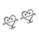 thumbnail image 1 of 1 Par de Ojo de Caballo Rhinestone de ón Pétalo de La Flor de , Calibre 16 serpiente corazón Sunnimix Anillo de pezón de serpiente, 1 of 8