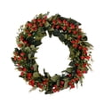 thumbnail image 1 of Artificial Flower Wreath  Fake Plant Garland Spring Home Door Party Decoration, 1 of 6