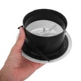 thumbnail image 3 of Raindrops White ABS Plastic Cover for Home, Office & Bathroom Exhaust Fan, Air Circulation Grille 6.3x6.3x3.1in, 3 of 7