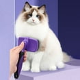 thumbnail image 4 of Peine para perros con agujas | Cepillo removedor de pelo para perros y gatos | Peine de masaje para aseo | Removedor de pelo flotante | Herramienta para quitar pelusas y pelo | Reutilizable | 1, 4 of 7