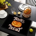 thumbnail image 5 of Juego de 4 manteles individuales de Halloween, 11,7 x 17,7 pulgadas, manteles de mesa de otoño de temporada para decoración de fiestas, cocinas y comedores, 5 of 5