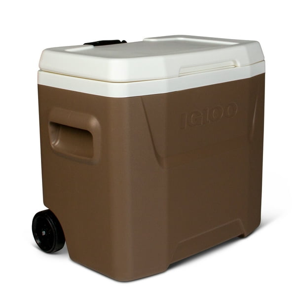 Igloo 28Quart Laguna Roller Ice Chest Cooler with Wheels Canyon