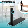 thumbnail image 2 of Sturdy Portable Flagpole Tire Mount Stand - Steel Construction For Easy, 2 of 5