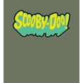 thumbnail image 6 of Scooby-Doo Logo Title Adult Olive Long Sleeve Hoodie-Small, 6 of 7