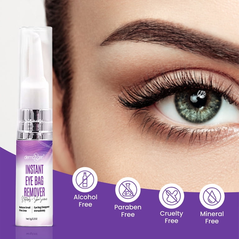Dermaxgen Instant Eye Bag Remover, Anti Aging Eye Serum, Reduce Dark Circles,  Puffiness, Wrinkles, Fine Lines - Walmart.com