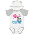 thumbnail image 3 of Inktastic Not Going to Deal with This Today- sleeping flamingo Boys or Girls Baby Bodysuit, 3 of 5