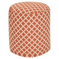 Majestic Home Goods Bamboo Indoor Outdoor Ottoman Pouf