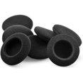 thumbnail image 1 of 12 almohadillas de espuma negras para auriculares de 50 mm, 1 of 5