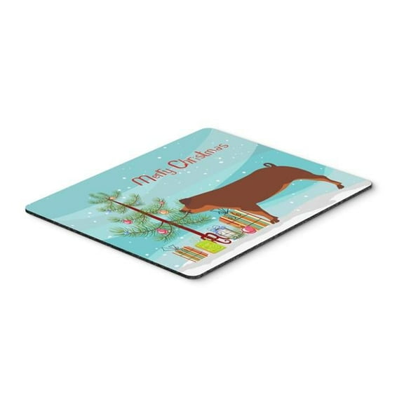 Duroc Pig Christmas Mouse Pad, Hot Pad or Trivet