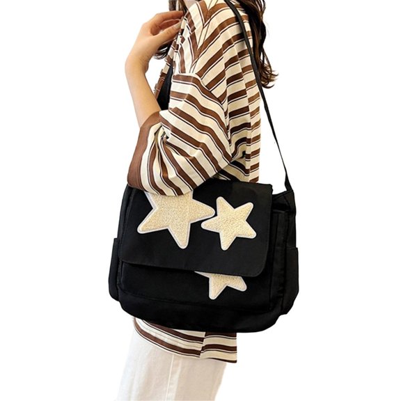 Giaone Fashion Canvas Bag Large Capacity Messenger Bags for Student Versatile Bag
