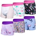 thumbnail image 1 of BIG ELEPHANT Paquete de 6 Pantalones de Entrenamiento de Algodón para Ir Al Baño para Niños Pequeños, Ropa Interior Unisex Suave y Absorbente Estilo Bóxer para Niños y Niñas, Tallas 2-5 Años, 1 of 13