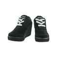 thumbnail image 3 of Volatile Cash Women's Suede Wedge Platform Shoes Casual Sneakers Black Size 8, 3 of 3