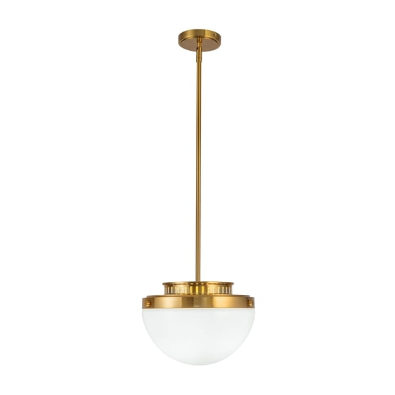 AC12010BR Artcraft Lighting Dahlia - 1 Light Pendant-8.9 Inch Tall and 12 Inch Wide-Brushed Brass Finish
