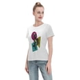 thumbnail image 4 of T-Shirt Basique à Manches Courtes pour Femmes Style de Rue Demon Slayer, 4 of 6