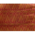 thumbnail image 4 of oneOone Georgette Viscose Fabric Geometric & Floral Block Printed Fabric 1 Yard 42 Inch Wide, 4 of 4