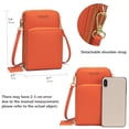 thumbnail image 3 of myfriday Bolso pequeño para teléfono celular para mujer, mini bolso de hombro con ranuras para tarjetas de crédito, 3 of 5