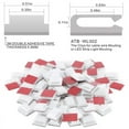 thumbnail image 5 of Self-Adhesive LED Strip Light Mounting Brackets and Clips,LED Light Strip Clips,LED Strip Light Holder (300-PACK White), 5 of 10