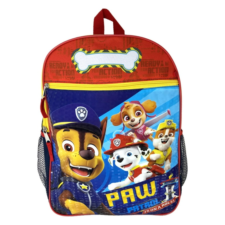 3PCS Cartoon Paw Patrol Skye Chase Boys and Girls Canvas Backpack