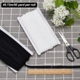 thumbnail image 2 of 50yards Flat Elastic Rubber Cord/Band Webbing Garment Sewing Accessories White 13mm, 2 of 6