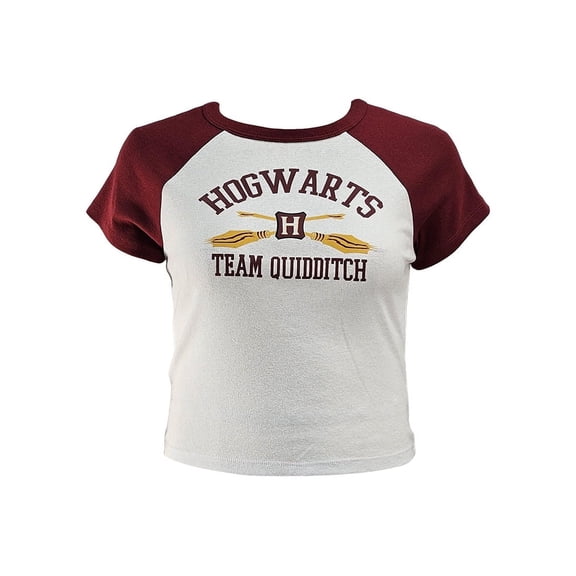 Harry Potter Quidditch Junior Ladies Raglan Baby Tee, S-XL