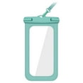 thumbnail image 1 of Funda impermeable para teléfono móvil con cordón para el cuello, soporte universal transparente para teléfono móvil, apto para playa, piscina y natación., 1 of 8