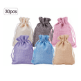 thumbnail image 2 of 30 Bolsas Costales Yute Con Cordón Dulceros Regalo Recuerdo Colores, 2 of 5