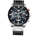 thumbnail image 1 of 8346 Reloj de pulsera de cuarzo impermeable y multifuncional para hombres CURREN Reloj de los hombres, 1 of 6